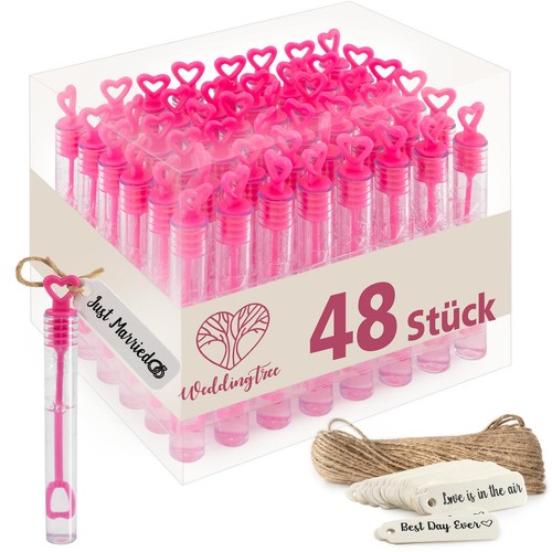 Seifenblasen herzen pink - 48,
