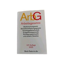 Arbeitsgesetze 107. Auflage
