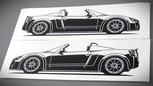 Opel speedster turbo sticker - opel,