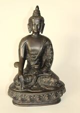 Alter BRONZE BUDDHA  GRÜNE TARA - Buddhafigur  25,5 cm - 2,447 kg