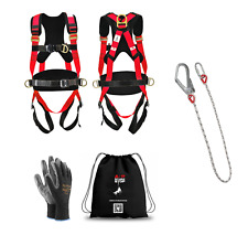 Baustellen Sicherung  SET Gurt inkl. Seil 1,6m geprüft EN361 EN358 Fallschutz