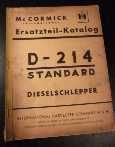 Cormick farmail 214 - mc, d