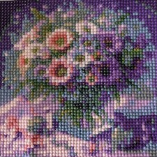 Fertig Diamond Art Bild Vase