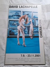 CAMERAWORK Berlin "Lachapelle" Ausstellungsplakat Alurahmen SELTEN 69x120cm