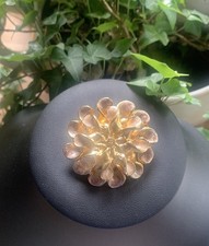 Gablonzer  Schmuck-Anhänger, Amer. Double, Emailliert, Vintage, Blume.  !359