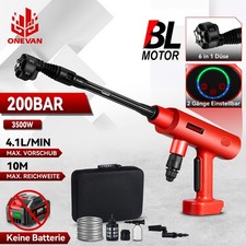 200Bar 6in1 Akku Hochdruckreiniger Auto Mobiler Druckreiniger Für Makita 18V