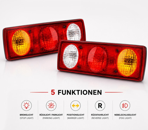 Universal rückleuchten - 2x,