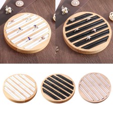 Holz Flachring Display Tablett