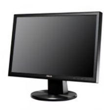 ASUS VW193D-B Monitor PC 19 Zoll Bildschirm Schwarz