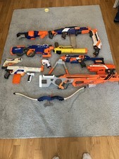 NERF Set / Sammlung Kollektion Spielzeugwaffen Mit 2 Elektrischen Spielzeugwaffe