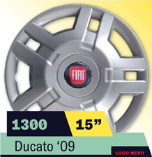 4 RADKAPPEN RADZIERBLENDEN 15 Zoll FUR FIAT DUCATO 2009  1300LRN
