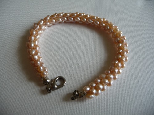 Biwa perlenarmband gedreht - biwa,