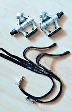 Rennrad Pedale VP396 inkl. Riemen und Pedalhacken und Rückstrahler Bike Race