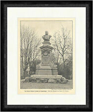 Das Kaiser Wilhelm Denkmal in Sigmaringen Säule Büste de Pay  Faksimile_E 3141