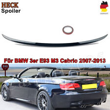 Schwarz Glänz für BMW E93 3er Cabrio Heckspoiler Kofferraum Slim M3 Stil Spoiler