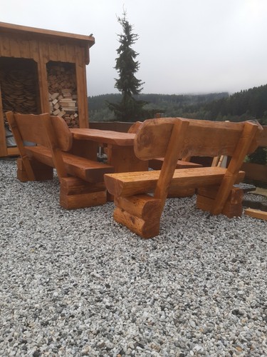 Massivholz sitzgruppe xxl - sitzgruppe,