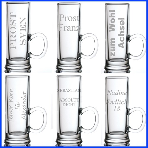 Schnapsglas mit gravur stamper - mit,