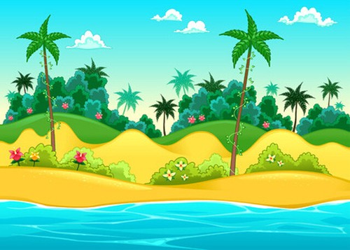 Wandbild landschaft der - landschaft,