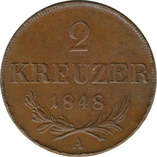 österreich kreuzer 1848 a - Österreich,