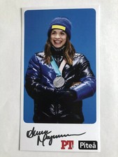 orig. Autogrammkarte Biathlon