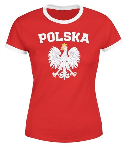 Damen shirt polska polen - damen, wm-shirt