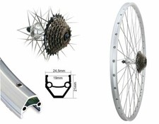 28 Zoll Hinterrad Alu silber