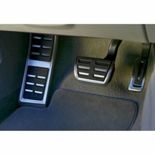 PEDALSET PEDALE PEDALKAPPEN FUßSTÜTZE FÜR AUDI A4 B8 8K A5 A6 4G A7 A8 Q3 Q5 DHL