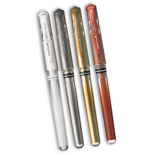 4er uni ball gel - 4er, tintenroller