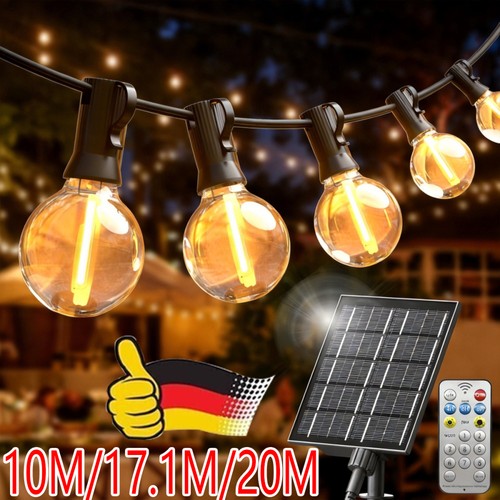 Solar lichterkette außen 10m - lichterkette,