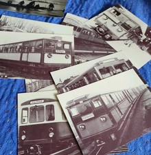 Hamburger Hochbahn AG,  Postkarten von 1982 mit historischen Bahnwagen 