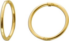 Creolen 14mm gelbgold 585 - creolen,