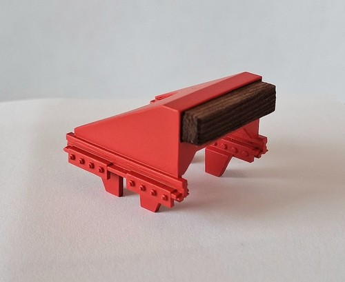Bemo rhb prellbock rot - 0m,