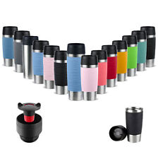 Emsa Travel Mug Classic Waves Thermobecher 0,36 / 0,5 L Komfort-Verschluss Dicht