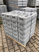 Betonfuß 24 St. Bauzaunfuß Betonblock Zaunfuß Bauzaun „Typ 2“
