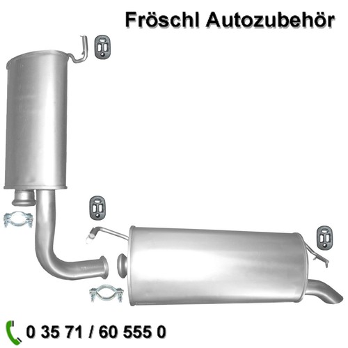 Komplette auspuff anlage - komplette,