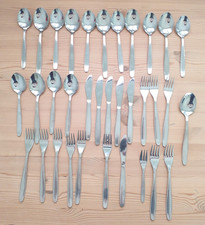 DDR East Germany Vintage - Besteck  FORON 34 teilig  , 231125-15