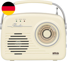 Silva-Schneider Mono 1965, Kofferradio, Netz- Oder Batteriebetrieb, Beige
