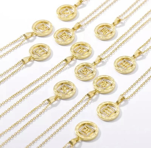Sternzeichen halskette gold - sternzeichen,