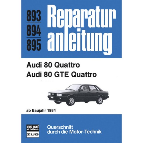 Audi gte quattro typ 85 - b2,