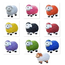 Dekofigur Schaf 23 cm viele Farben Gartenfigur wetterfeste Dekoration Tierfigur