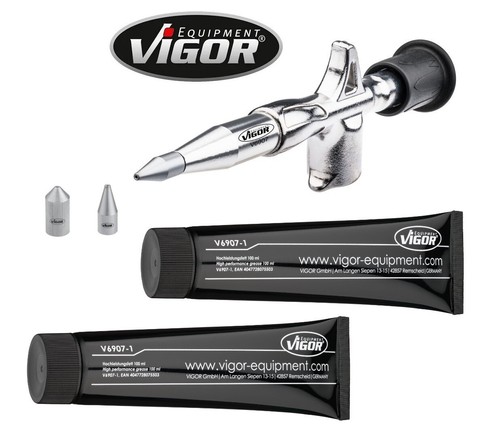 Vigor mini fettpresse inkl - fettpresse,