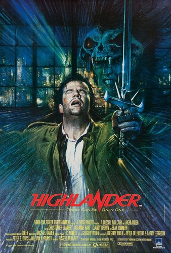 Highlander 1986 movie poster - 1986,