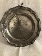 Antiker Zinnteller 23 cm