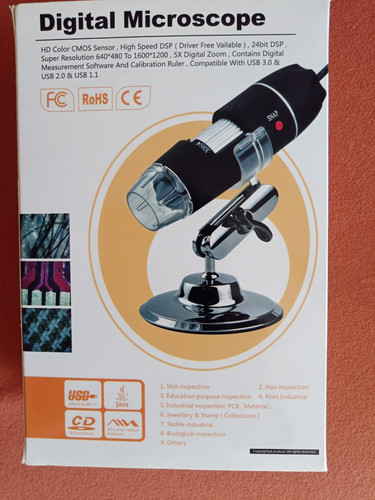 Digitales usb mikroskop mit - digitales, usb-mikroskop