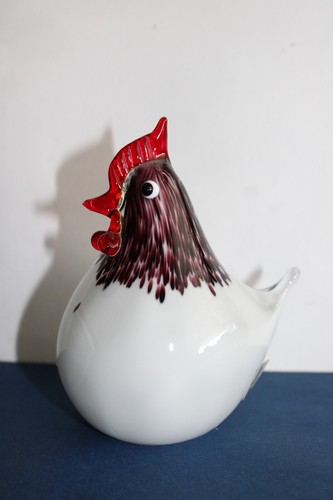 Glasfigur glastier huhn henne - glasfigur,