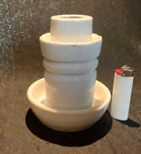 Vintage alter großer Isolator aus Porzellan als Kerzenhalter Kerzenständer Deko