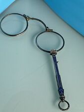 Art Deco Design Lorgnette Lorgnon Stielbrille Lesehilfe 835 Silber Brille