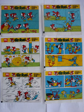 Fix und Foxi Maple Leaf Kaugummibilder 70er Jahre Guter Zustand Original 6 STK