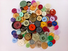 100 Kleine Knöpfe bunt Mischung Konvolut Basteln