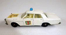 Matchbox RW 55C Ford Galaxie Police Car weiß rare BLAUE Rundumleuchte
